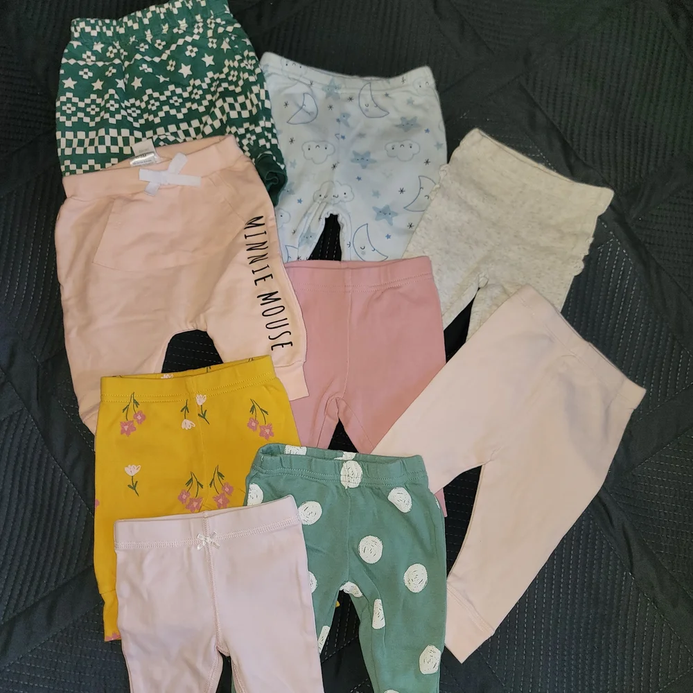 Carter's Assorted Baby Clothing Set - Pink, Green, Yellow, White - Picture 2 of 4